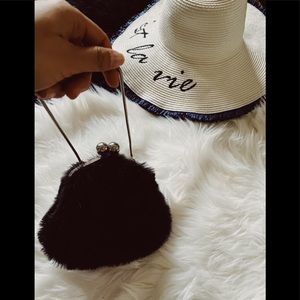 Vintage Furry Coin Purse